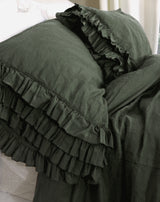 NEW! Gypsy Ruffle Linen Collection - Aloe