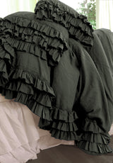 NEW! Gypsy Ruffle Linen Collection - Aloe