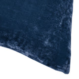 Dream Silk Velvet Pillow - Denim